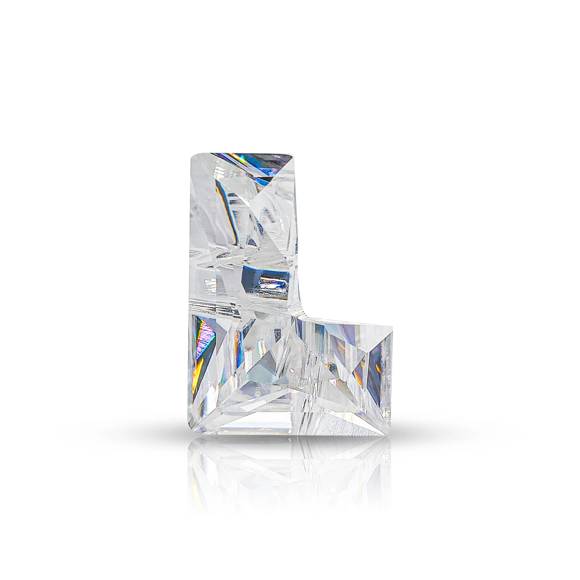4CT MOISSANITE INITIAL EARRING IN SOLID GOLD - Image 18