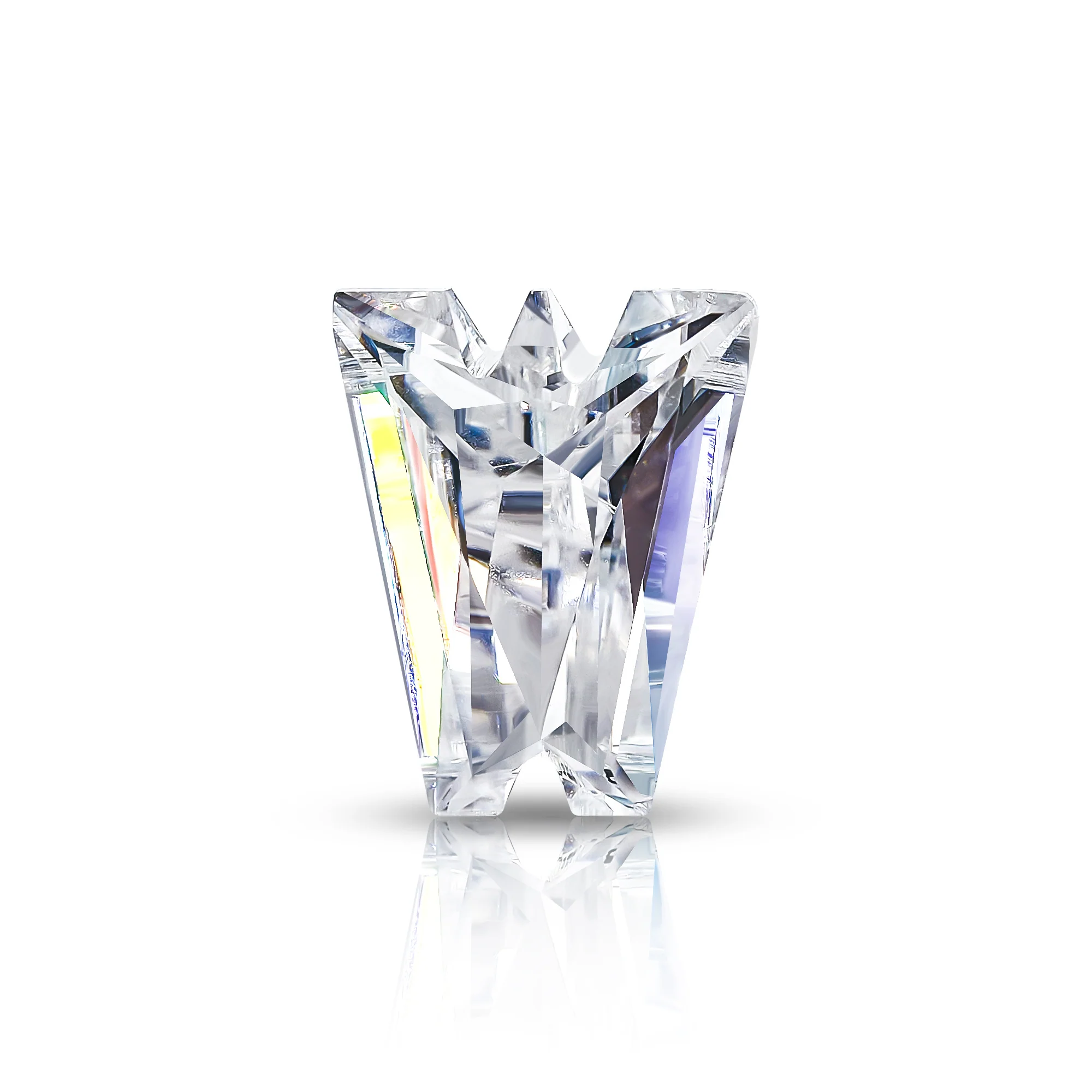 4CT MOISSANITE INITIAL EARRING IN SOLID GOLD - Image 22