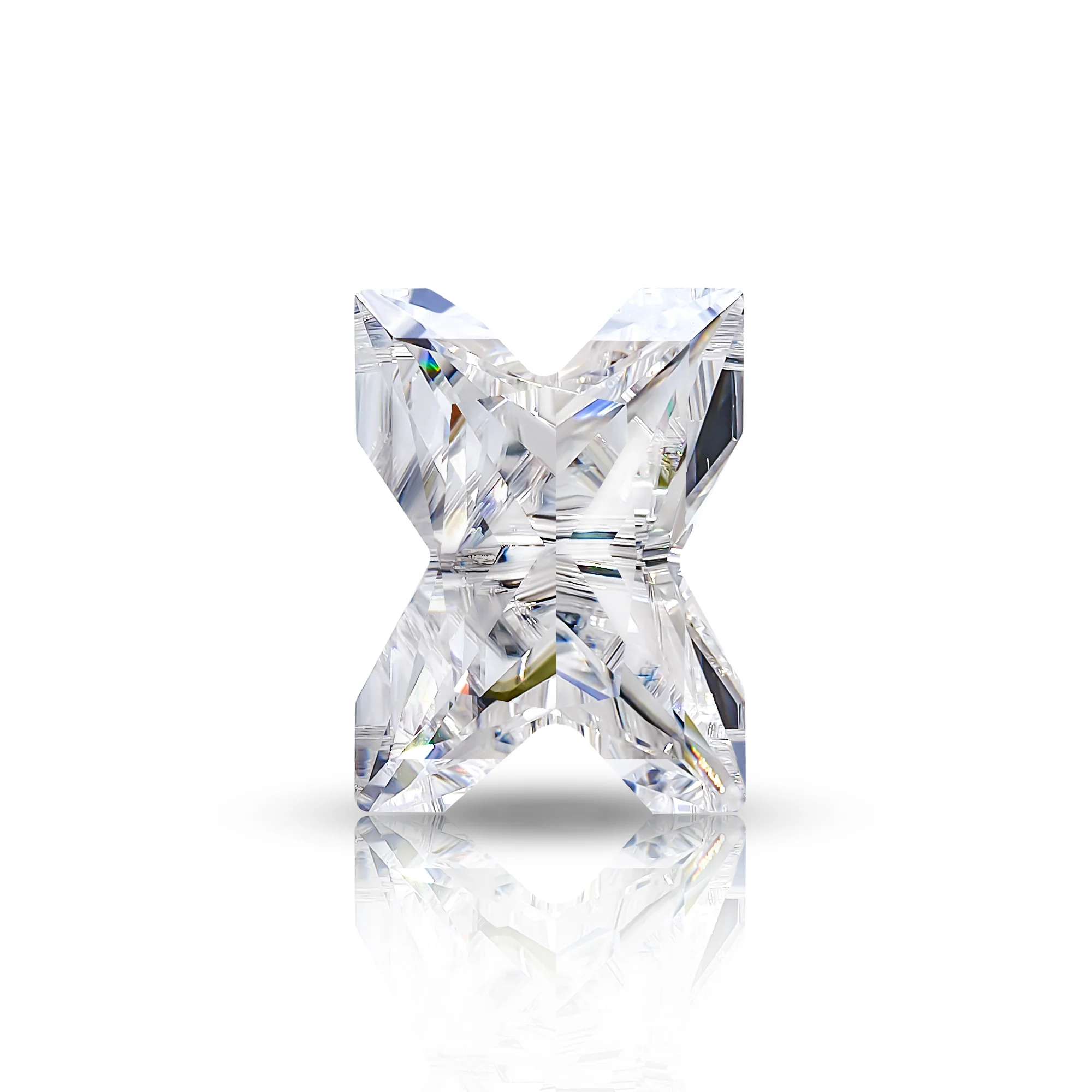 4CT MOISSANITE INITIAL EARRING IN SOLID GOLD - Image 23