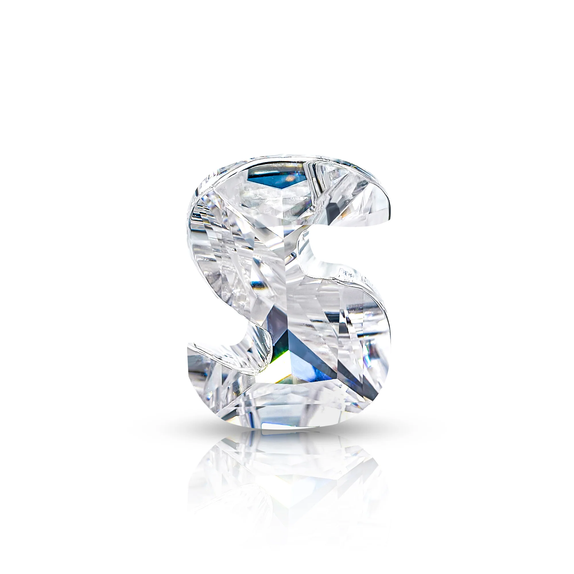 4CT MOISSANITE INITIAL EARRING IN SOLID GOLD - Image 27