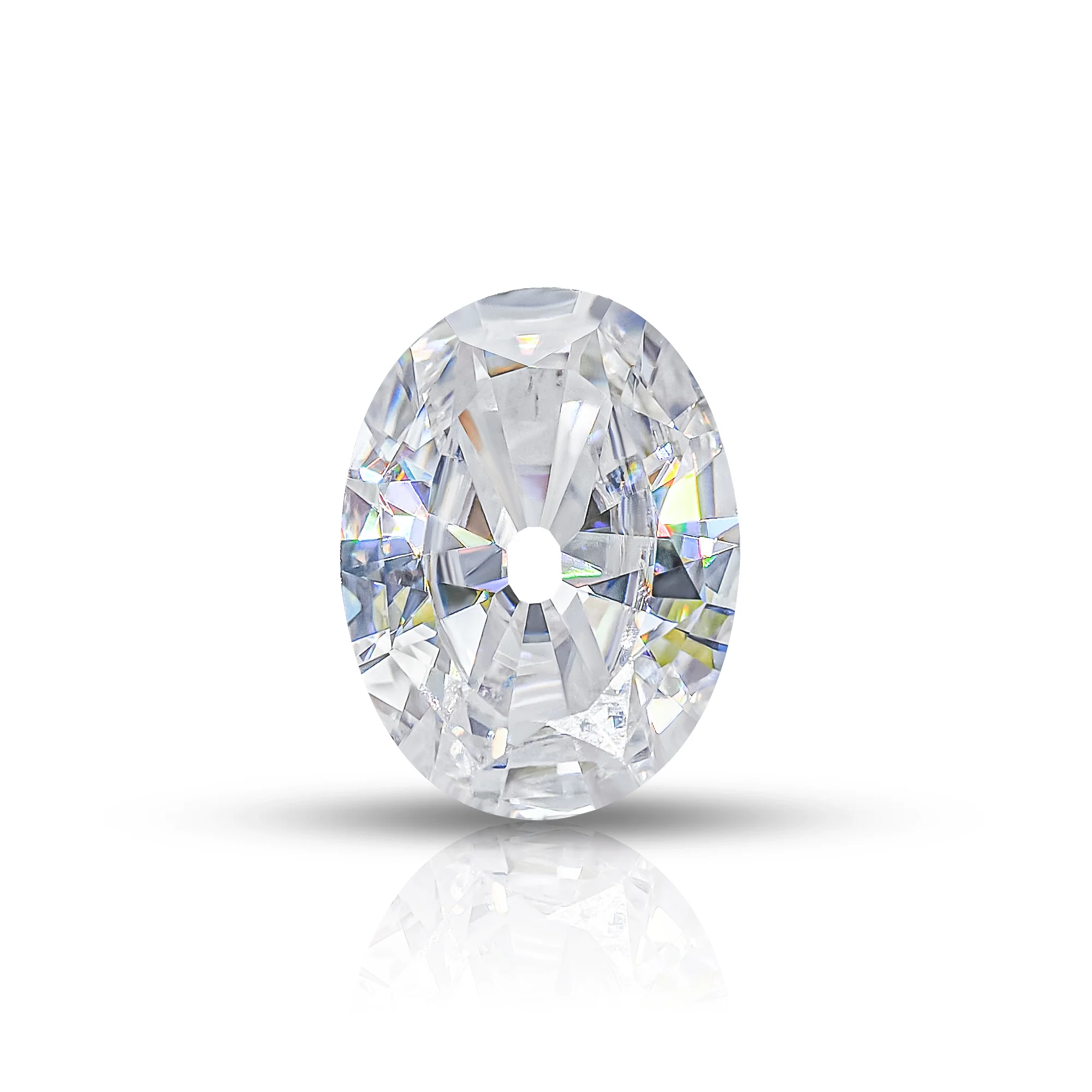 4CT MOISSANITE INITIAL EARRING IN SOLID GOLD - Image 31