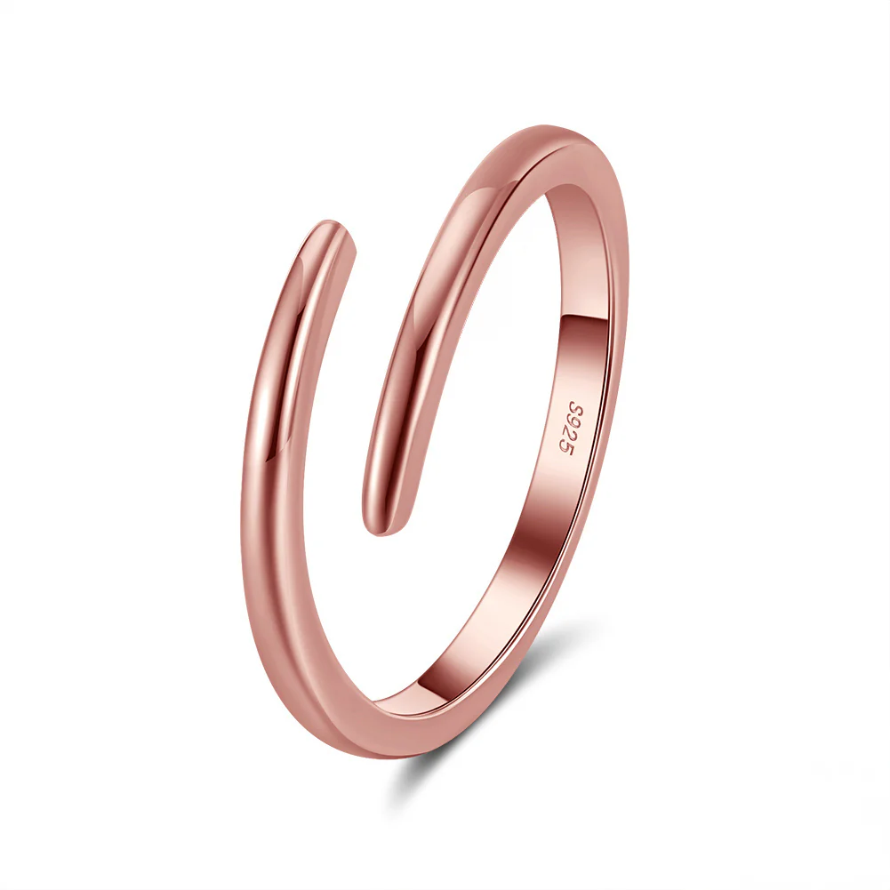 ADJUSTABLE TWIST ETERNITY BAND IN STERLING SILVER - Image 4