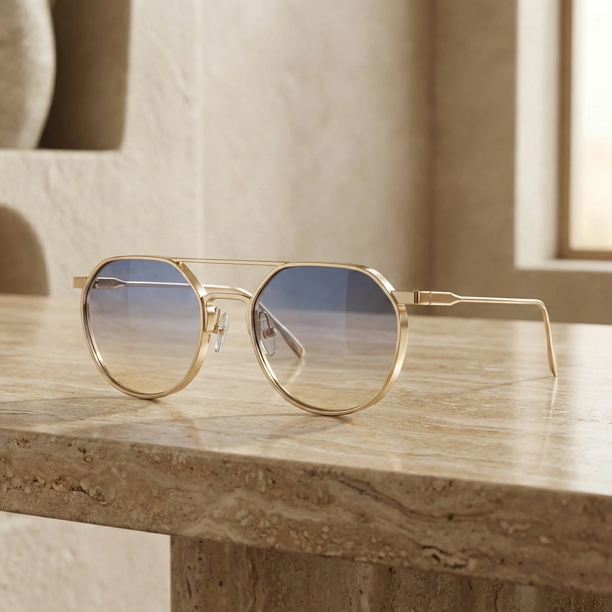 AERION METAL AVIATOR SUNGLASSES - Image 10