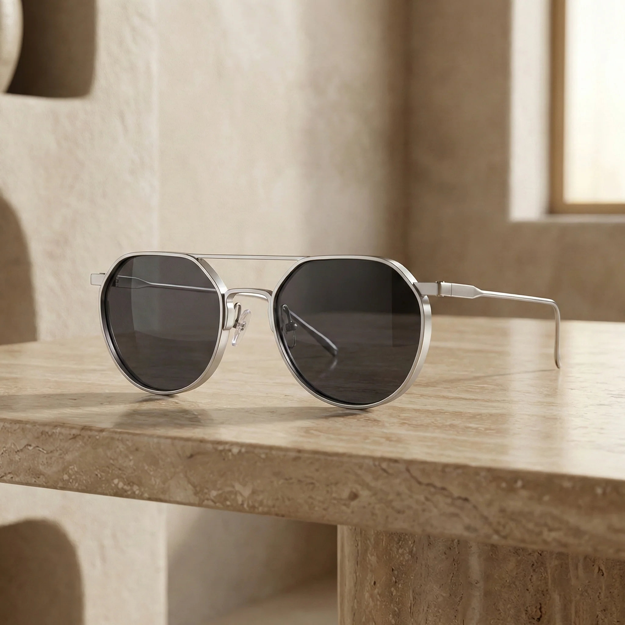 AERION METAL AVIATOR SUNGLASSES - Image 11