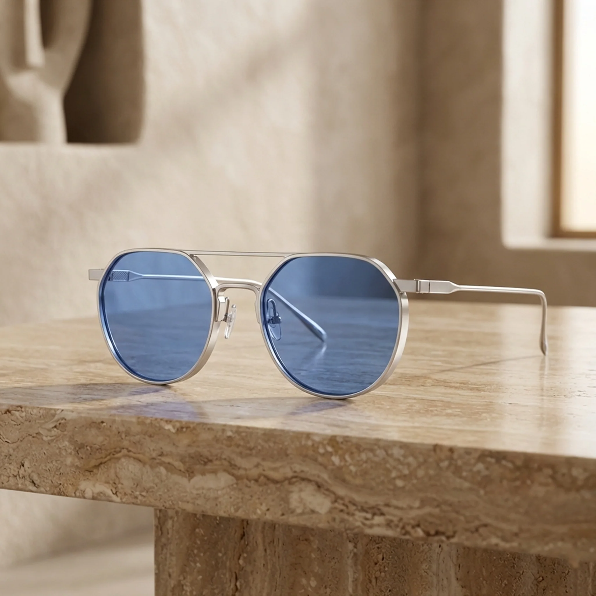 AERION METAL AVIATOR SUNGLASSES - Image 13