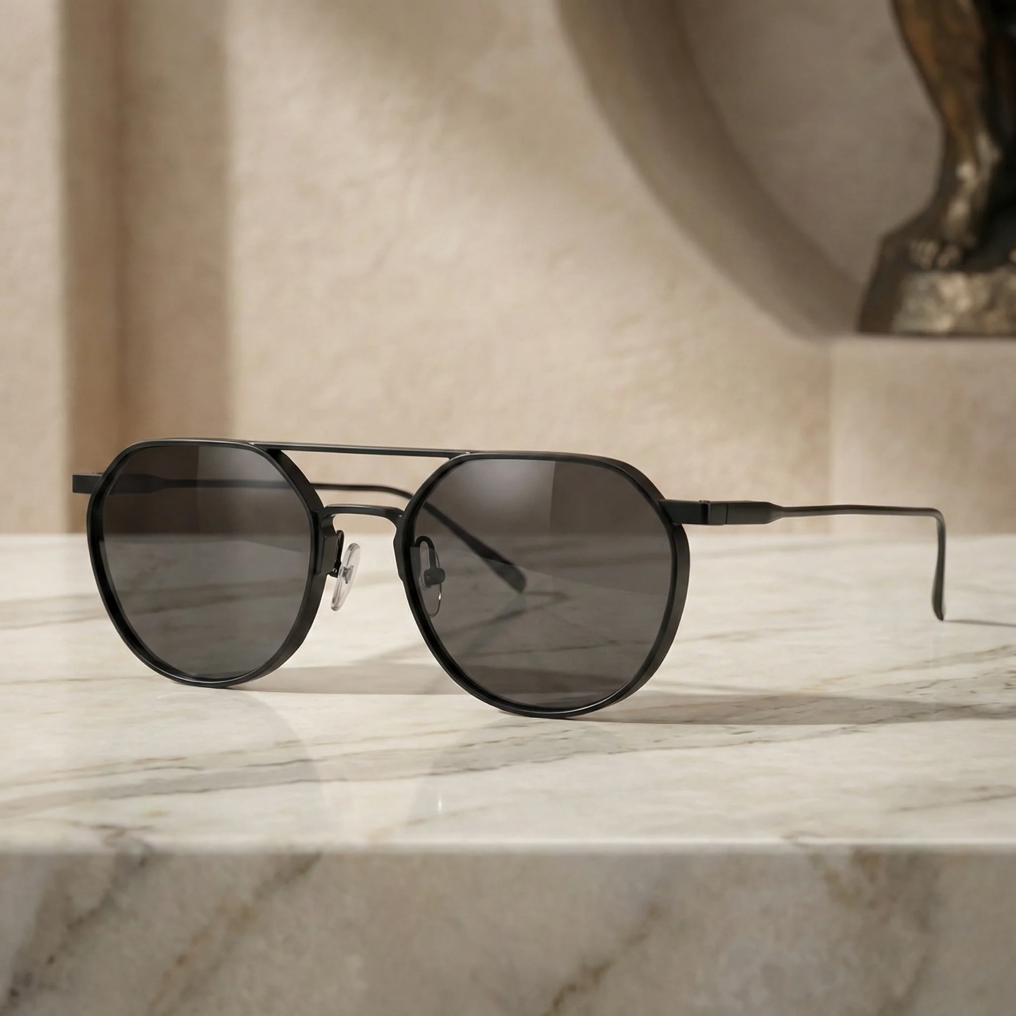 AERION METAL AVIATOR SUNGLASSES - Image 6