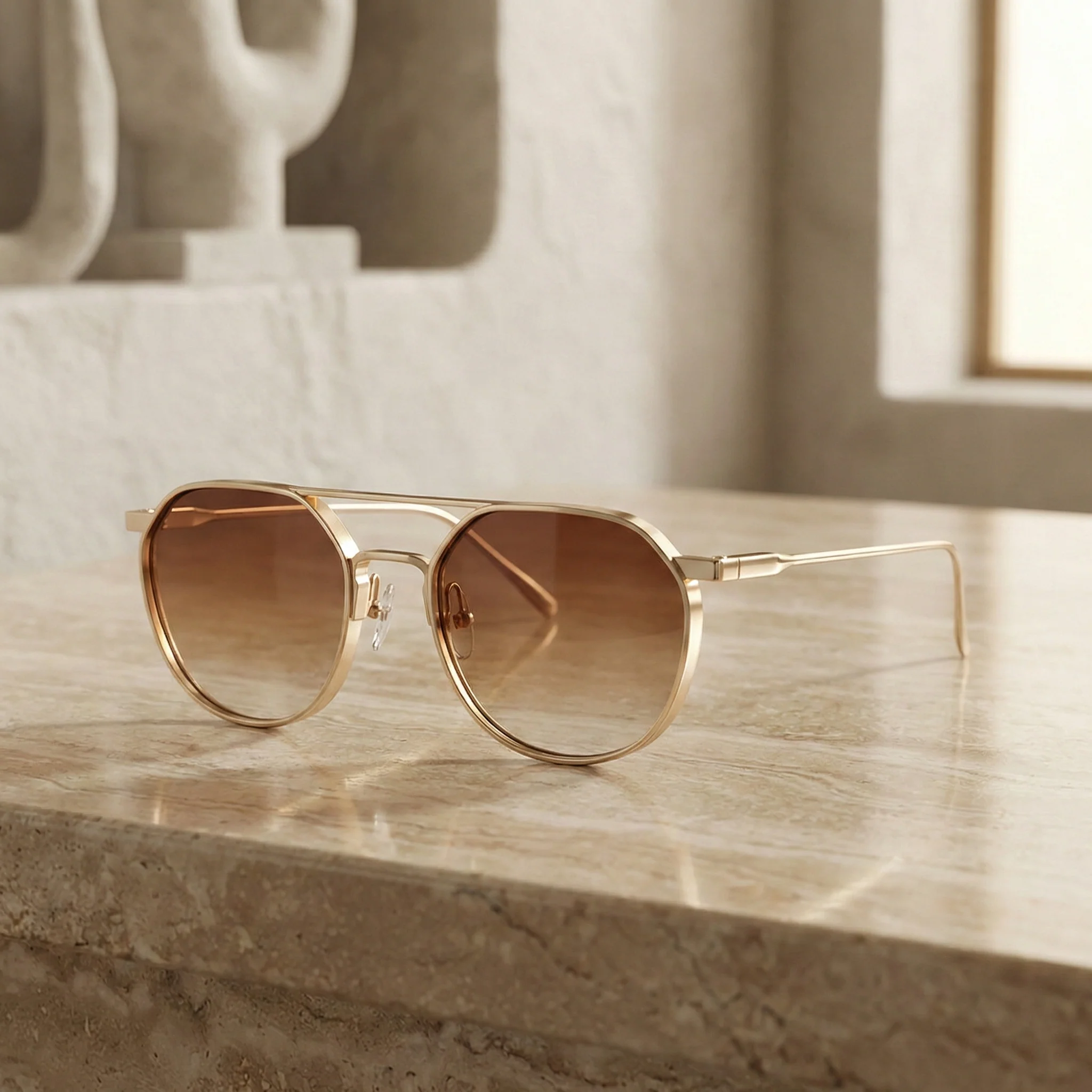 AERION METAL AVIATOR SUNGLASSES - Image 7