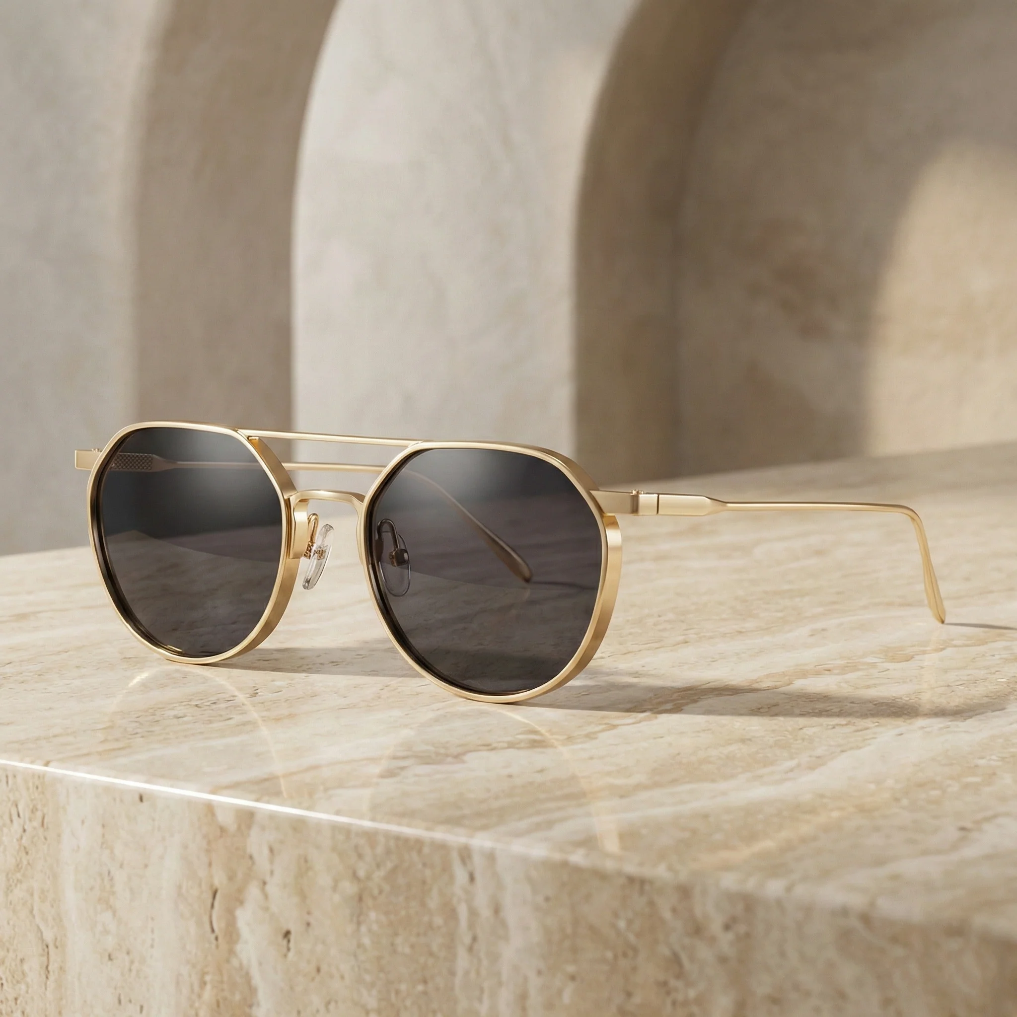 AERION METAL AVIATOR SUNGLASSES - Image 8