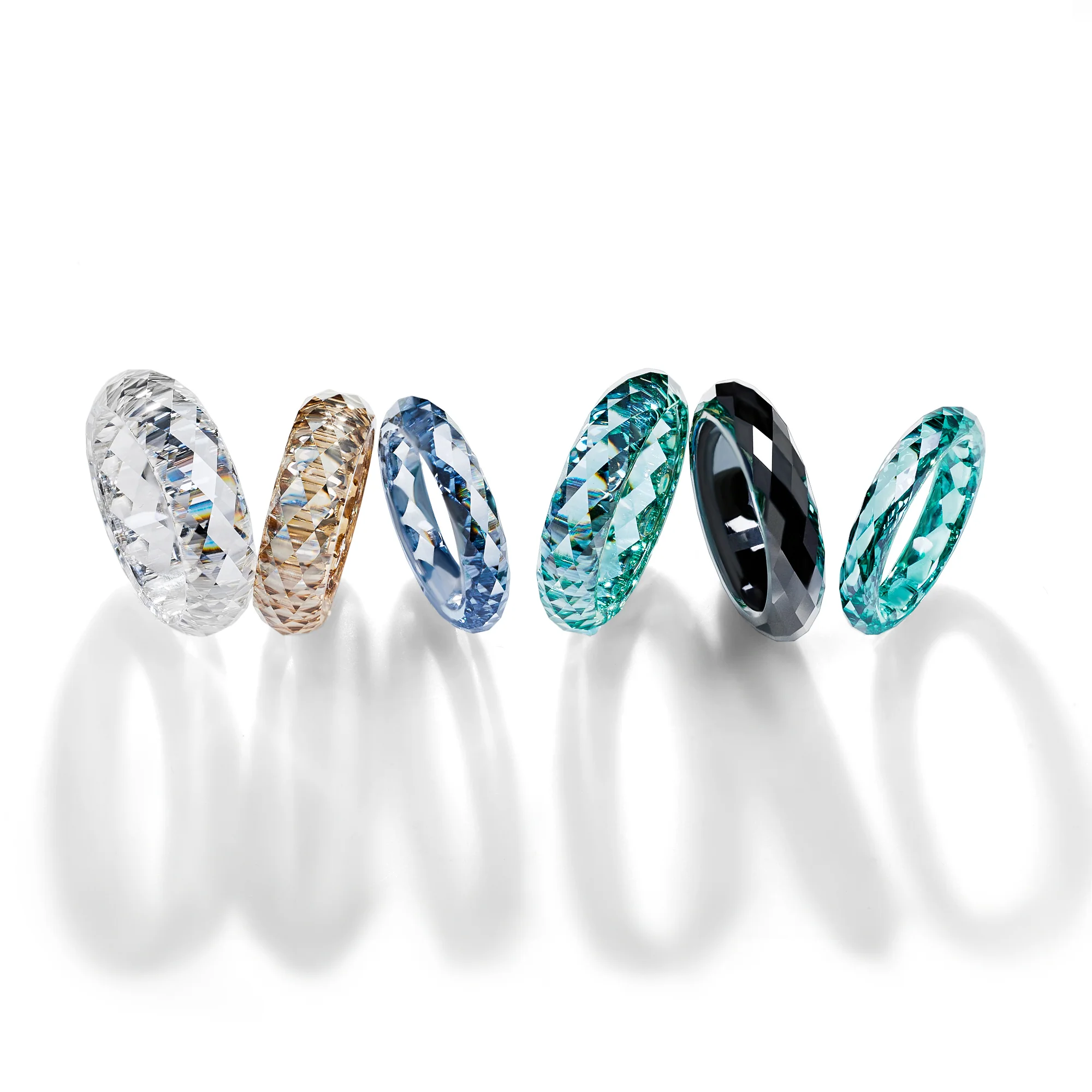 ALL MOISSANITE DIAMOND BAND RING - Image 3
