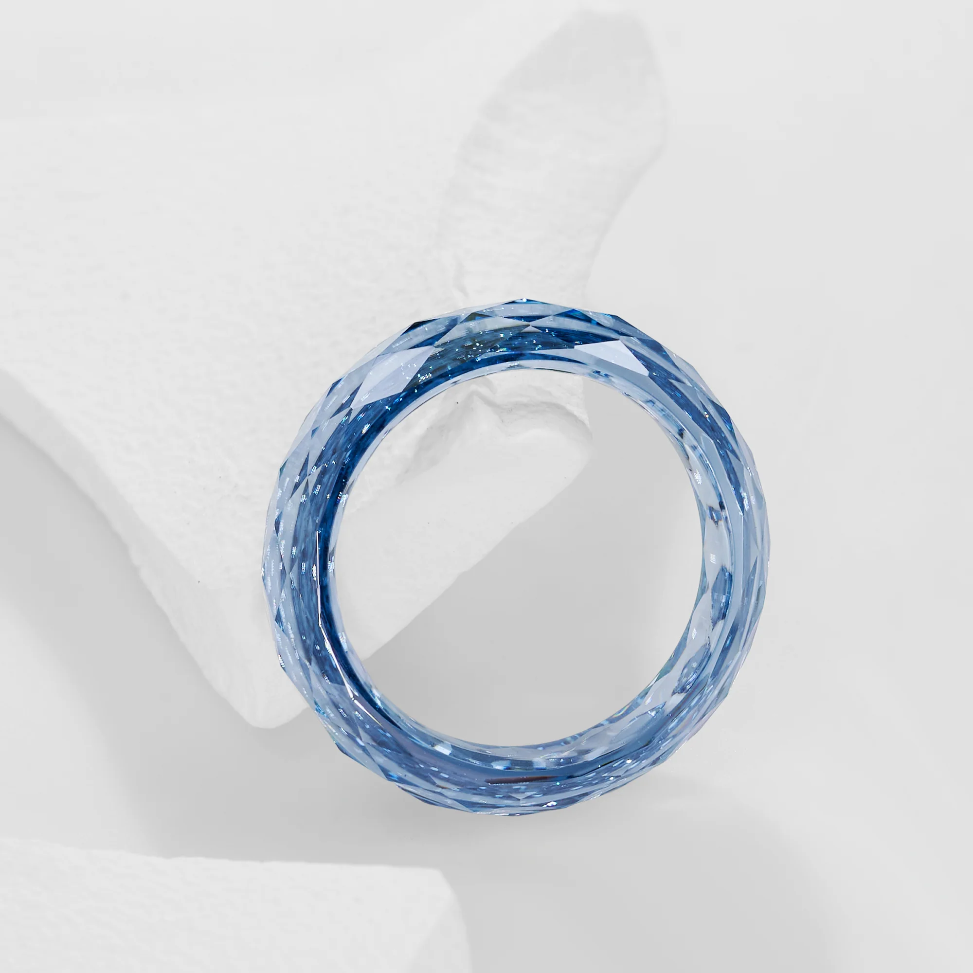 ALL MOISSANITE DIAMOND BAND RING - Image 5
