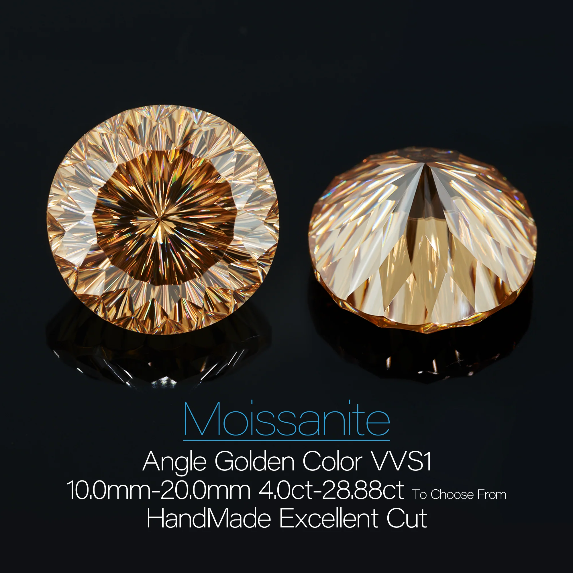 ANGLE EYE CUT MOISSANITE LOOSE DIAMOND - Image 2