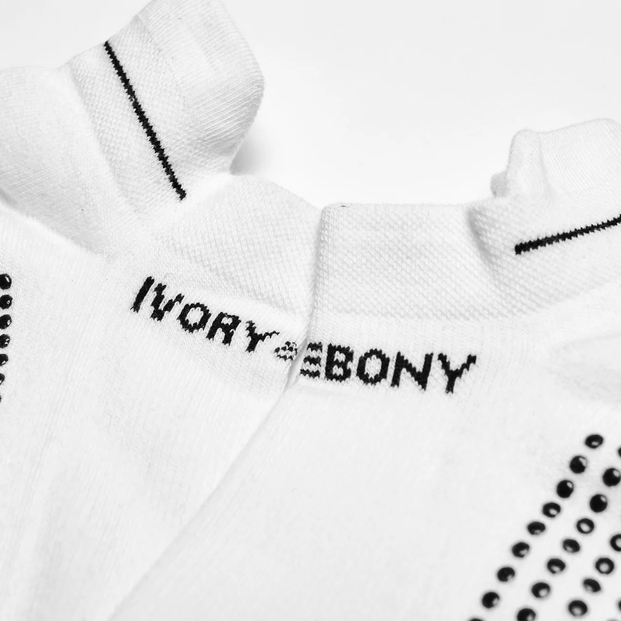Anti-Slip White Ankle Socks - Image 2
