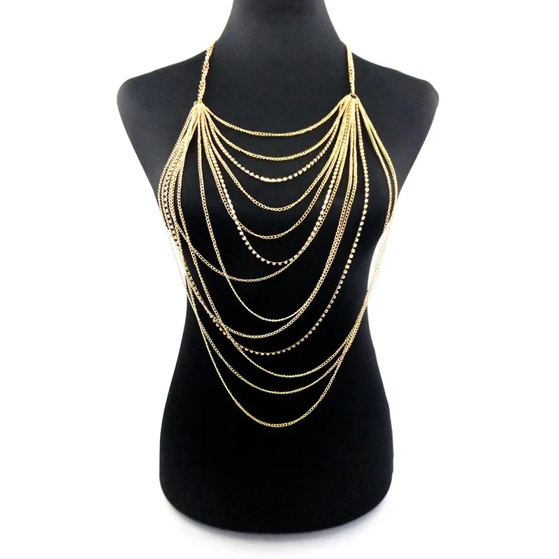 AURELIA GOLD CASCADE BODY CHAIN