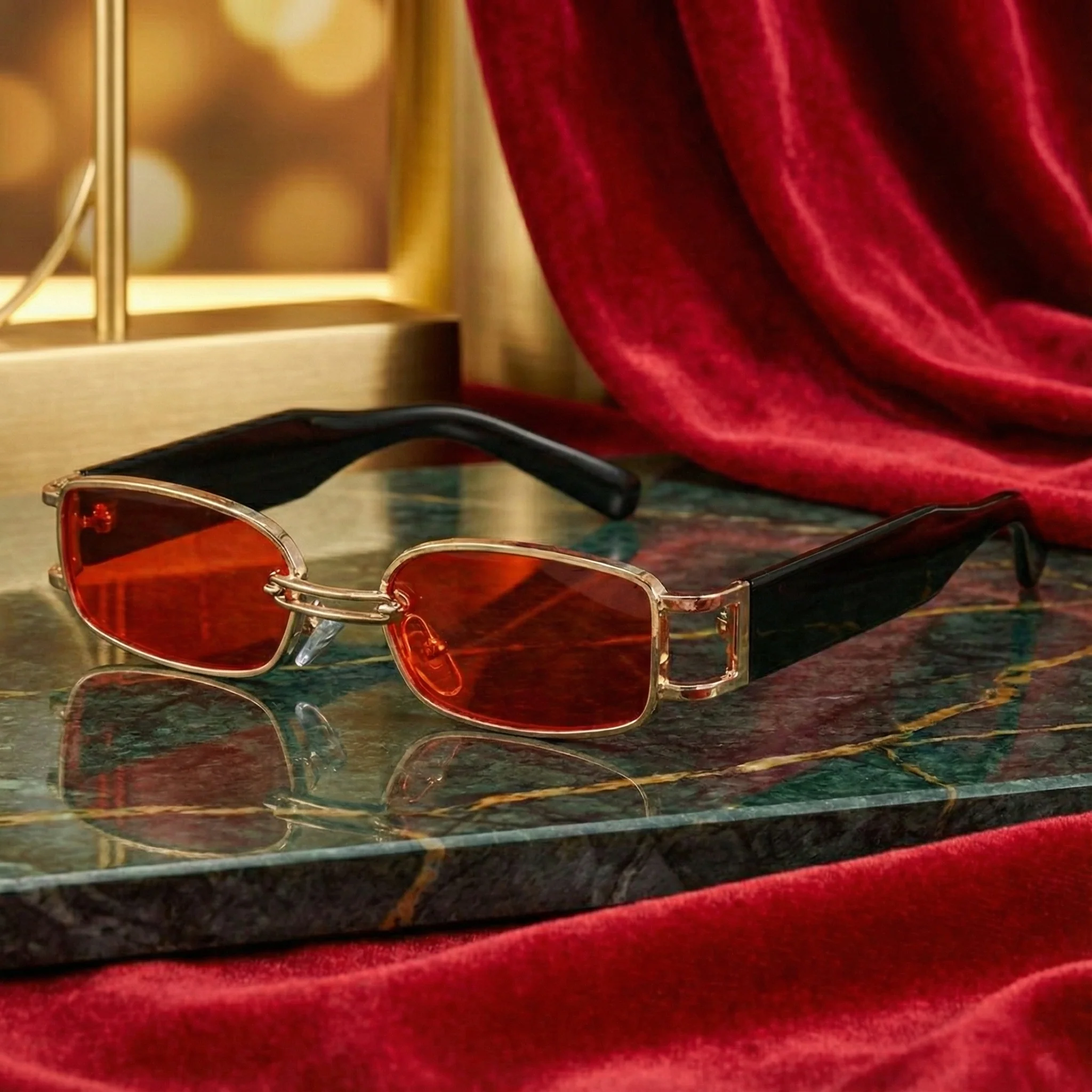 AURELIO RECTANGULAR SUNGLASSES - Image 11