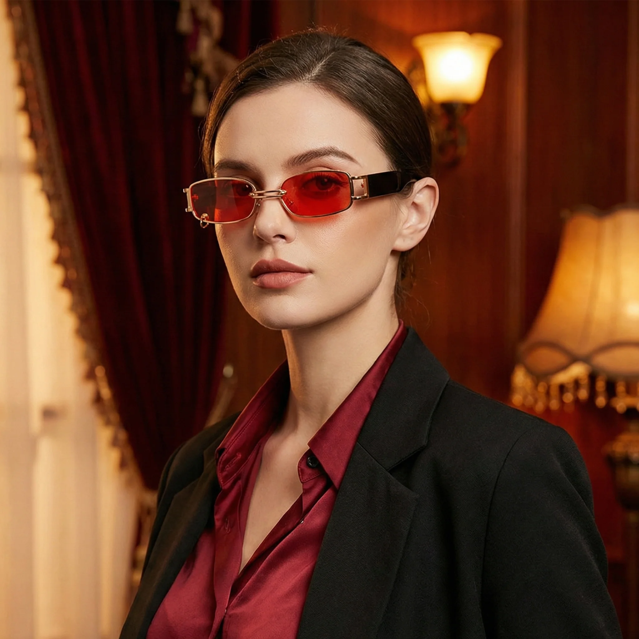 AURELIO RECTANGULAR SUNGLASSES - Image 2