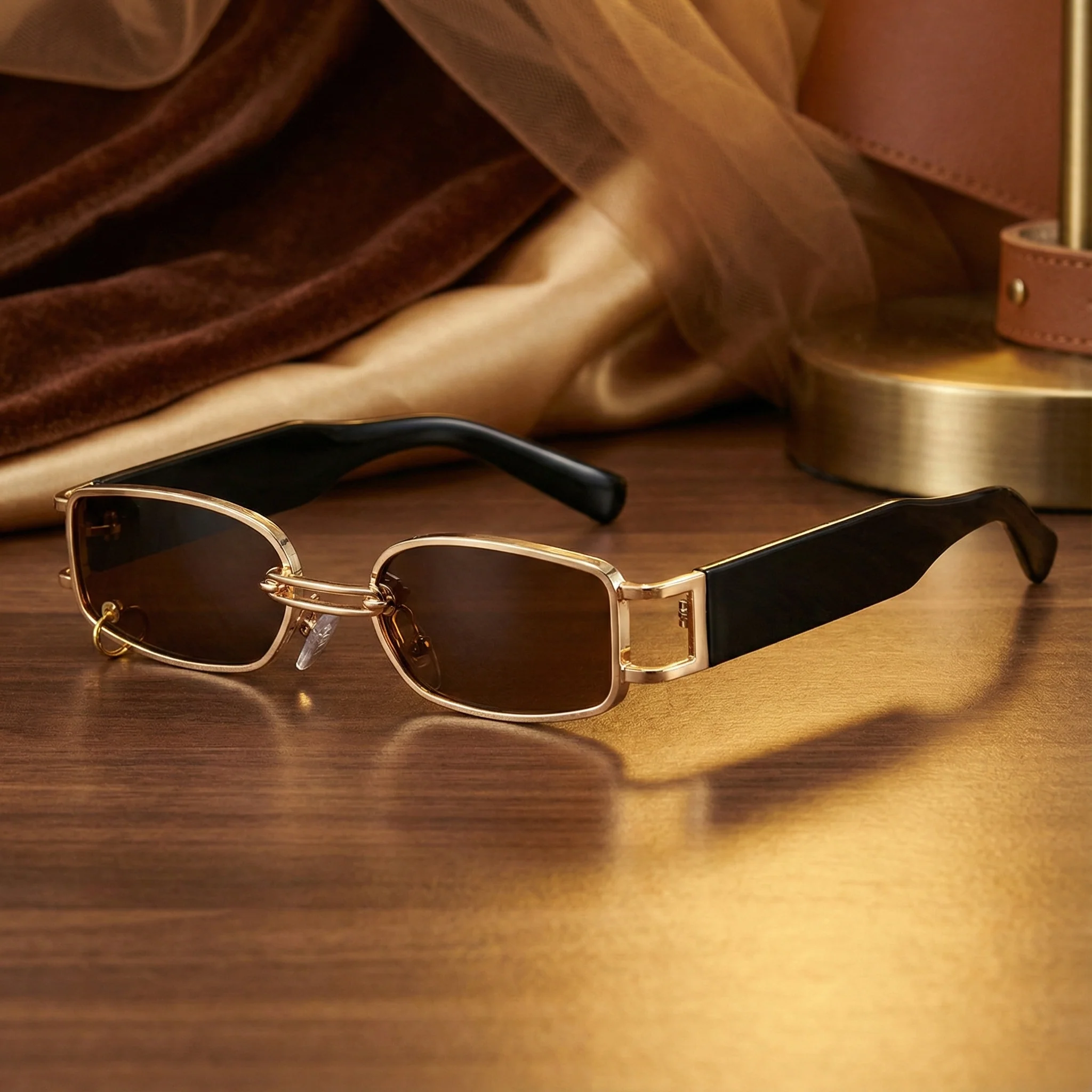 AURELIO RECTANGULAR SUNGLASSES - Image 6