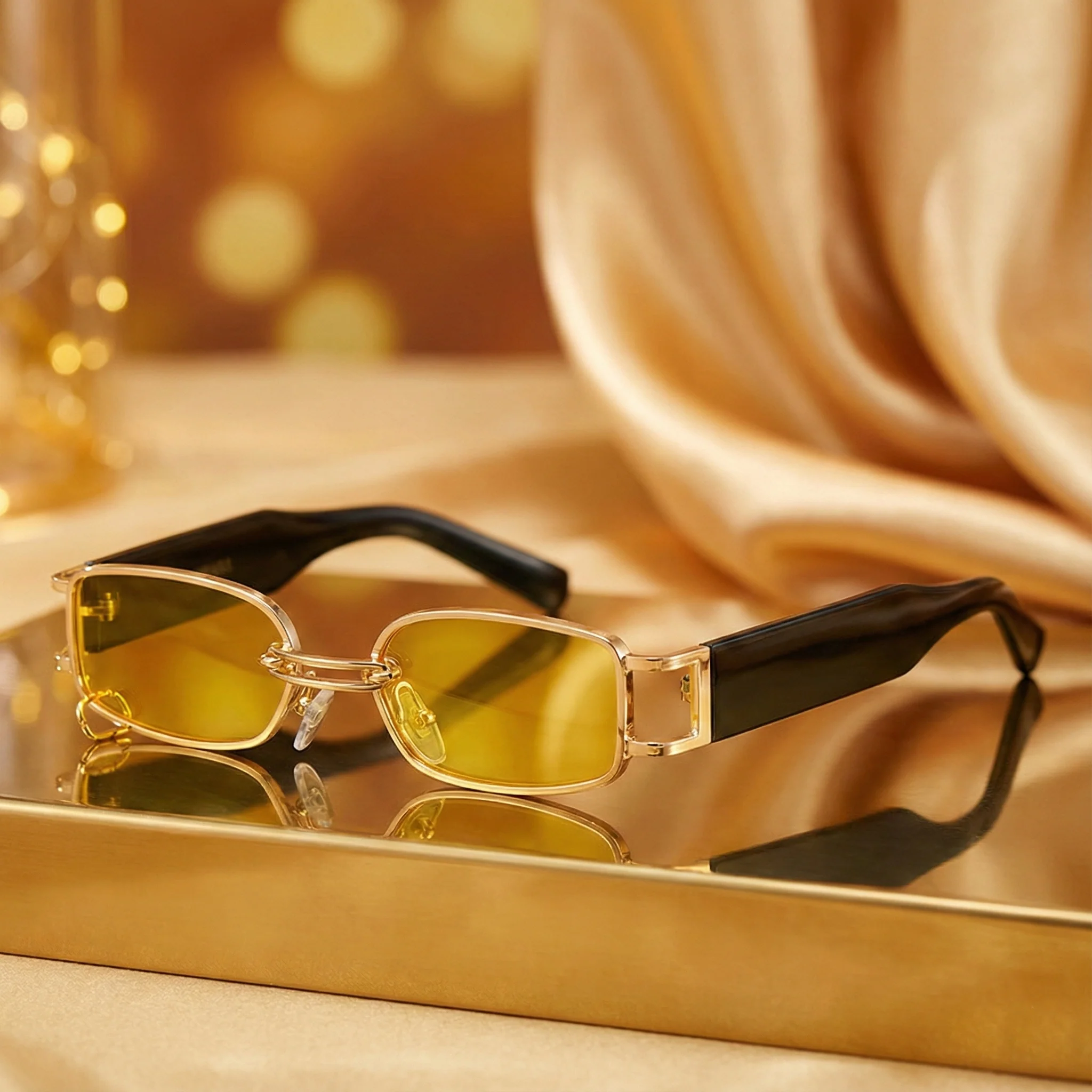 AURELIO RECTANGULAR SUNGLASSES - Image 8