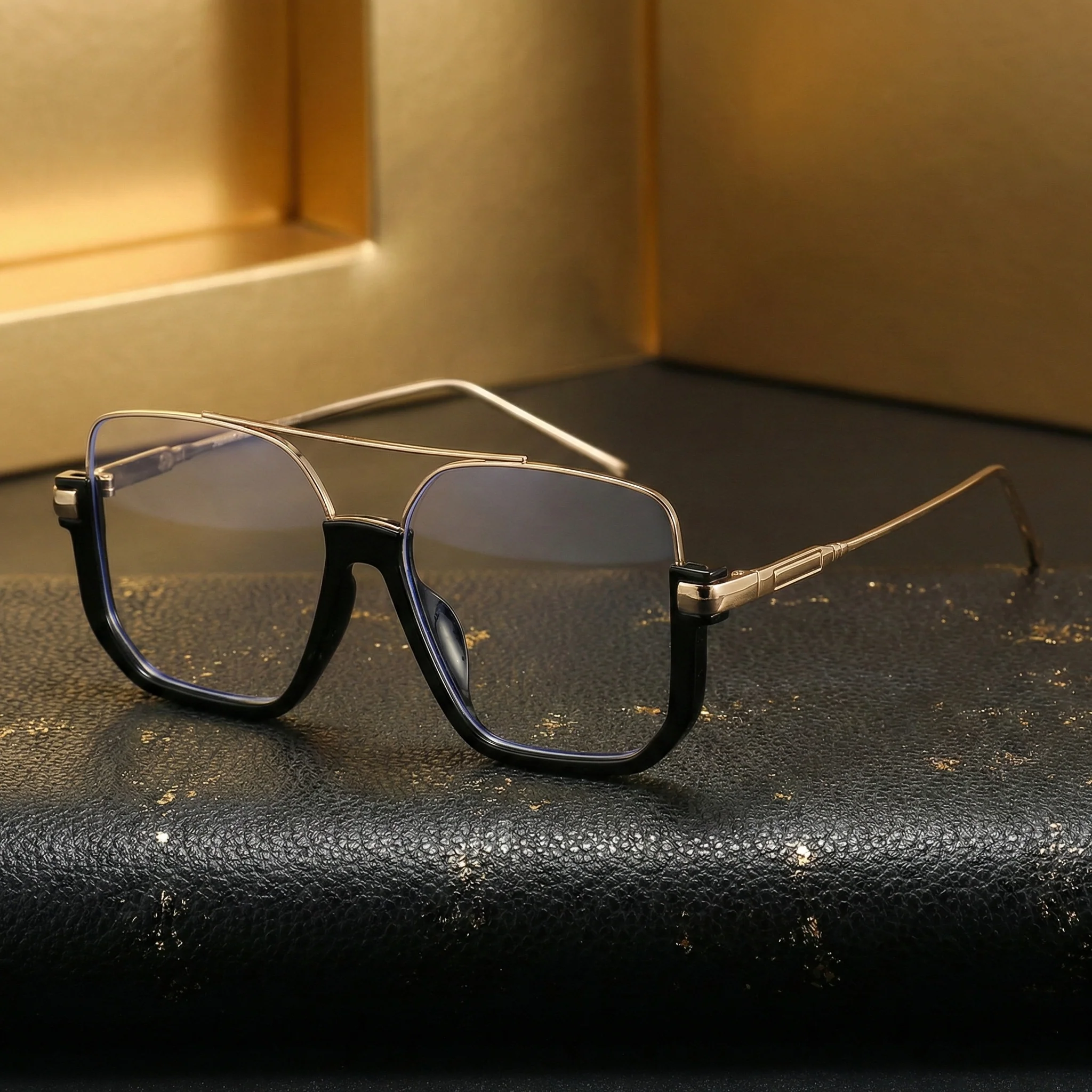 AUREX SQUARE AVIATOR SUNGLASSES - Image 12