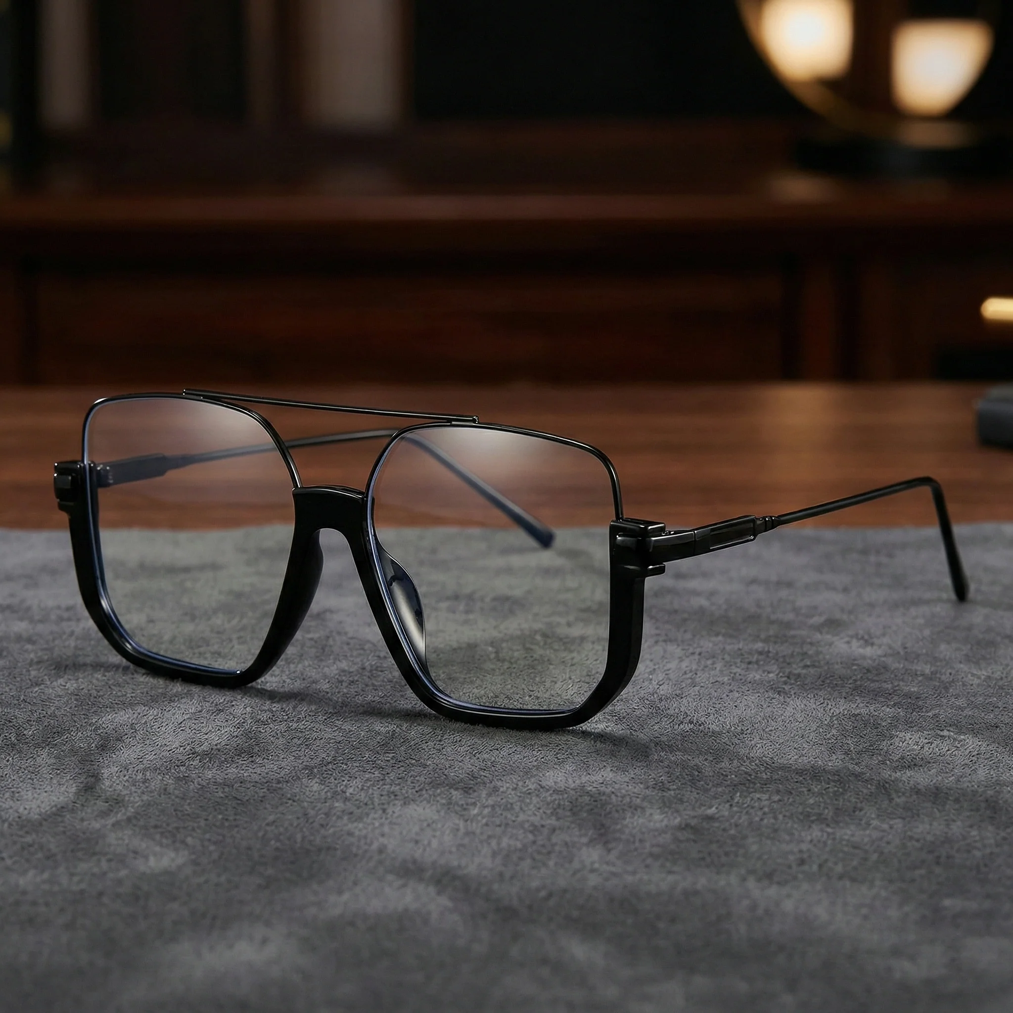 AUREX SQUARE AVIATOR SUNGLASSES - Image 7