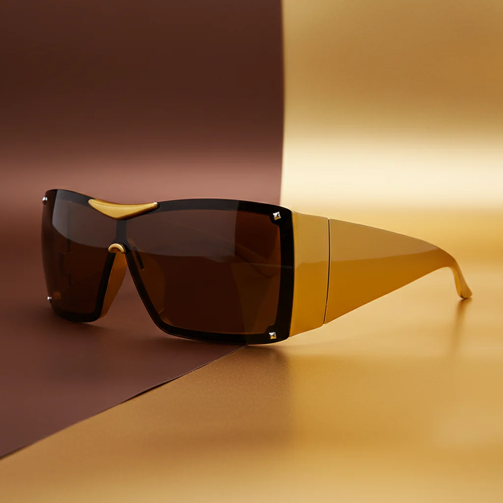 AURYN FUTURISTIC OVERSIZED SUNGLASSES - Image 6
