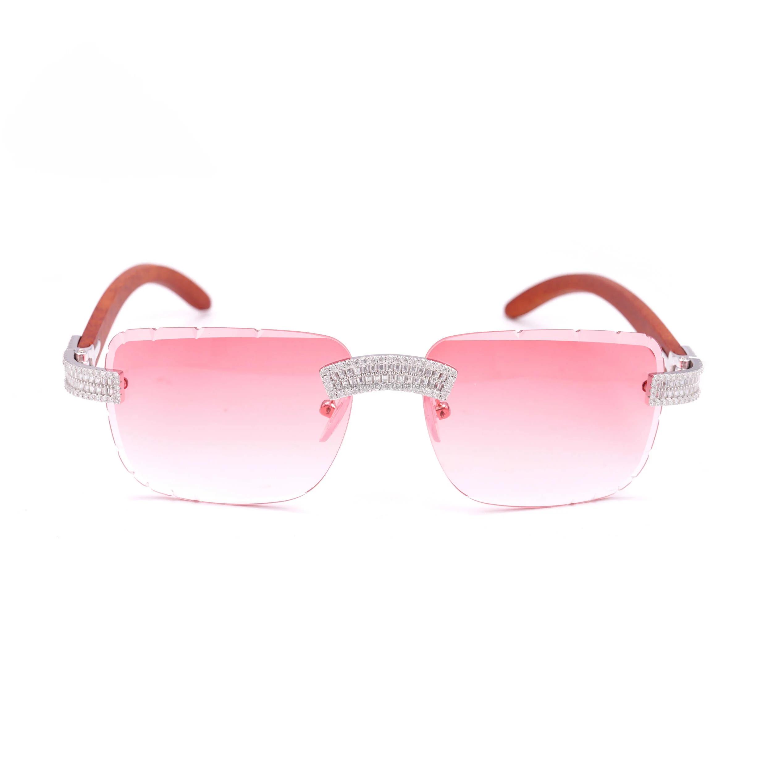 BAGUETTE MOISSANITE HIP HOP DRIP SUNGLASSES - Image 6
