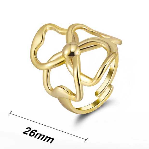 BLOOM PETAL STATEMENT RING IN STERLING SILVER - Image 6