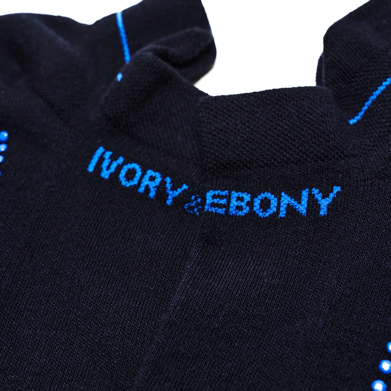 Anti-Slip Blue Ankle Socks - Image 2