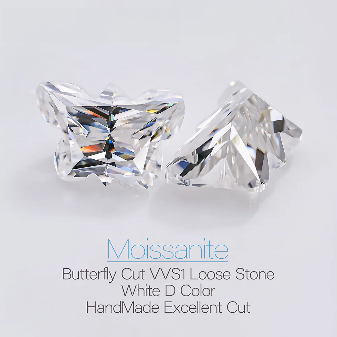 BUTTERFLY CUT MOISSANITE LOOSE DIAMOND - Image 3