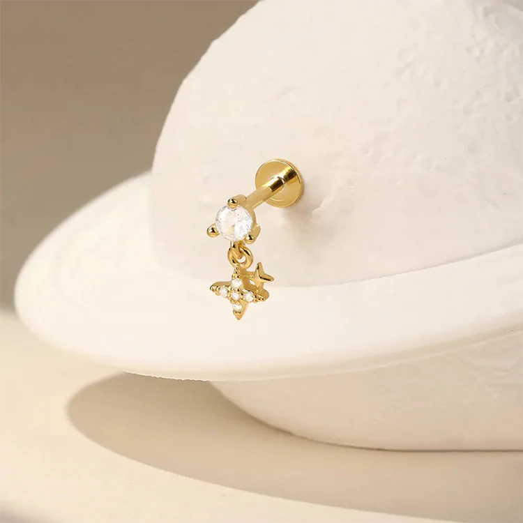 CARTILAGE EAR PIERCING IN STERLING SILVER - Image 4