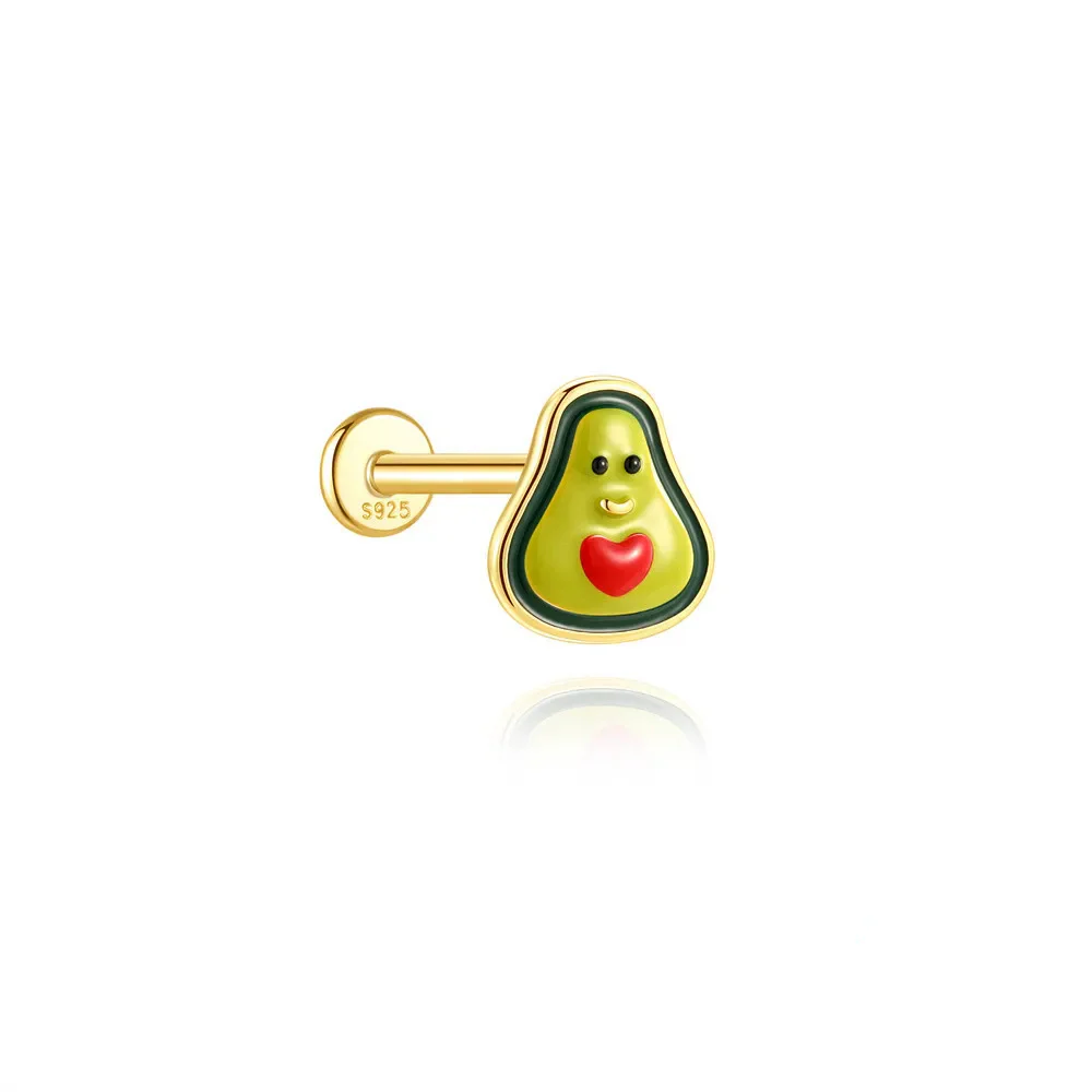 CARTOON ENAMEL PIERCING IN STERLING SILVER - Image 12