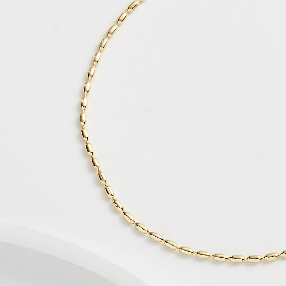 CHAIN ANKLET IN STERLING SILVER - Image 2