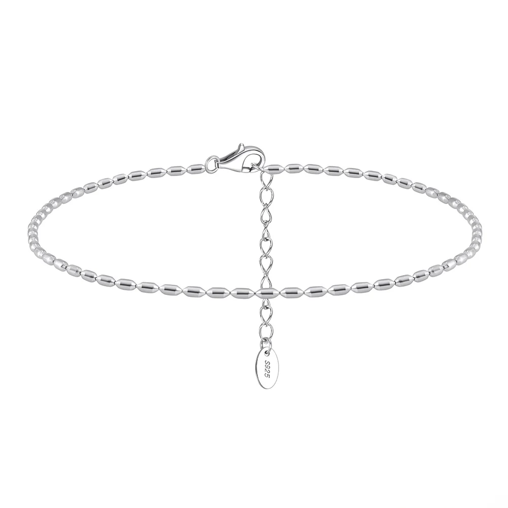 CHAIN ANKLET IN STERLING SILVER - Image 3