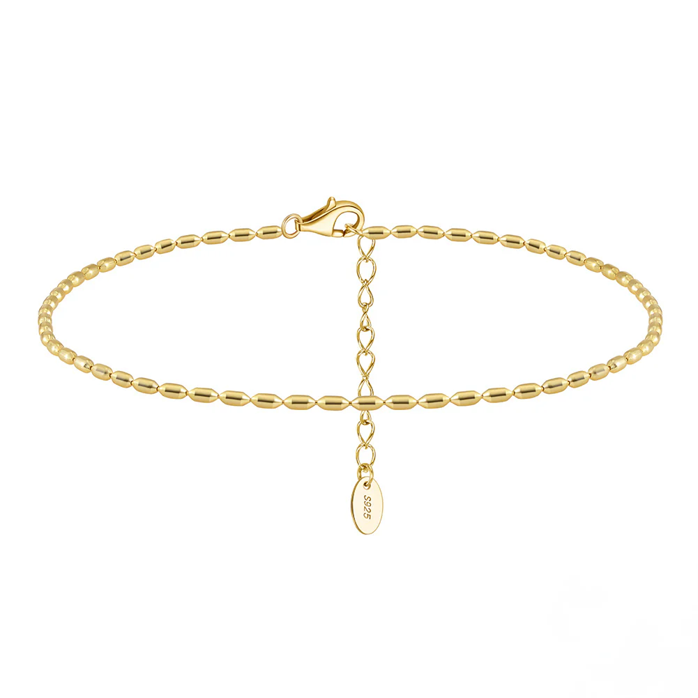 CHAIN ANKLET IN STERLING SILVER - Image 4