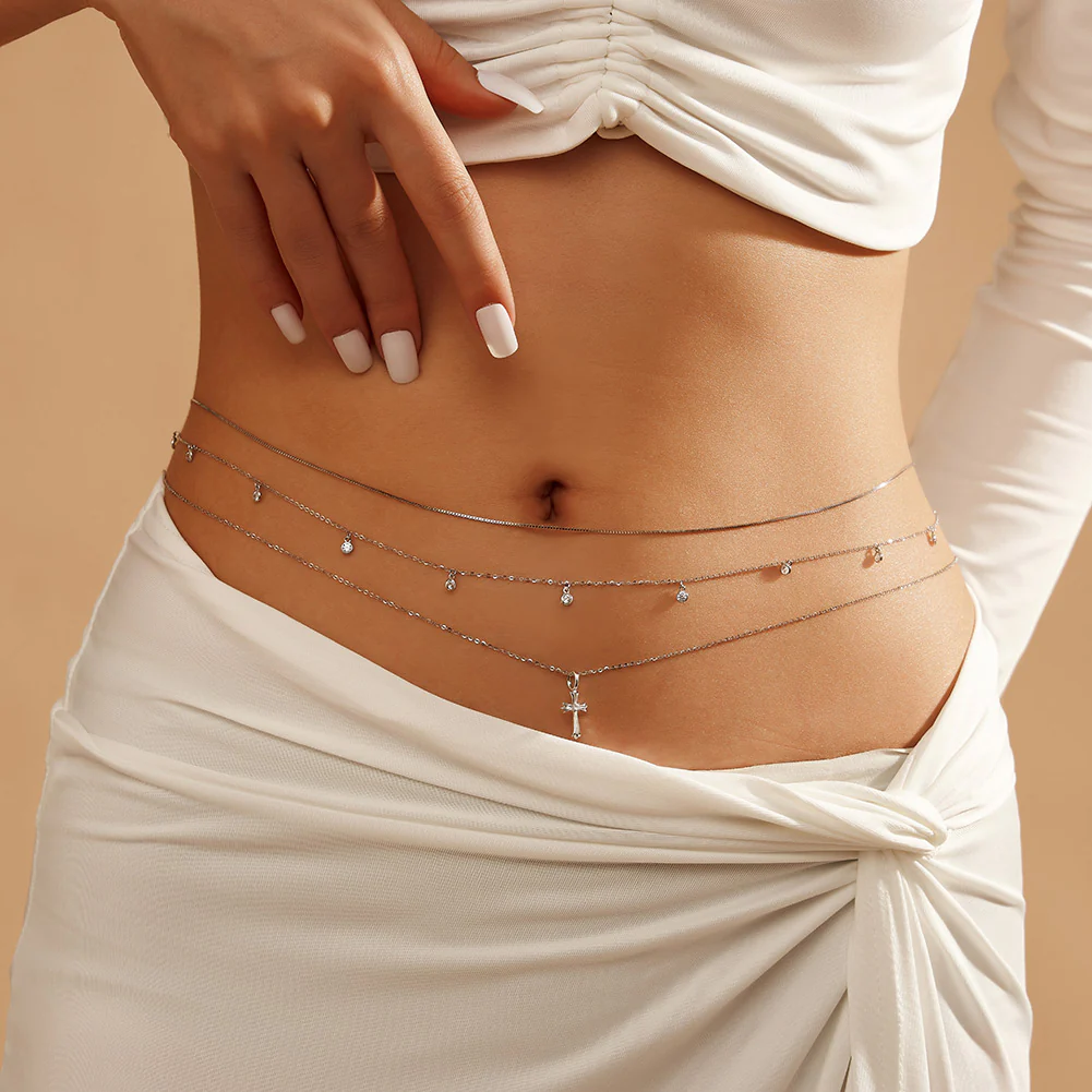 CHARM WAIST CHAIN IN STERLING SILVER - Image 3