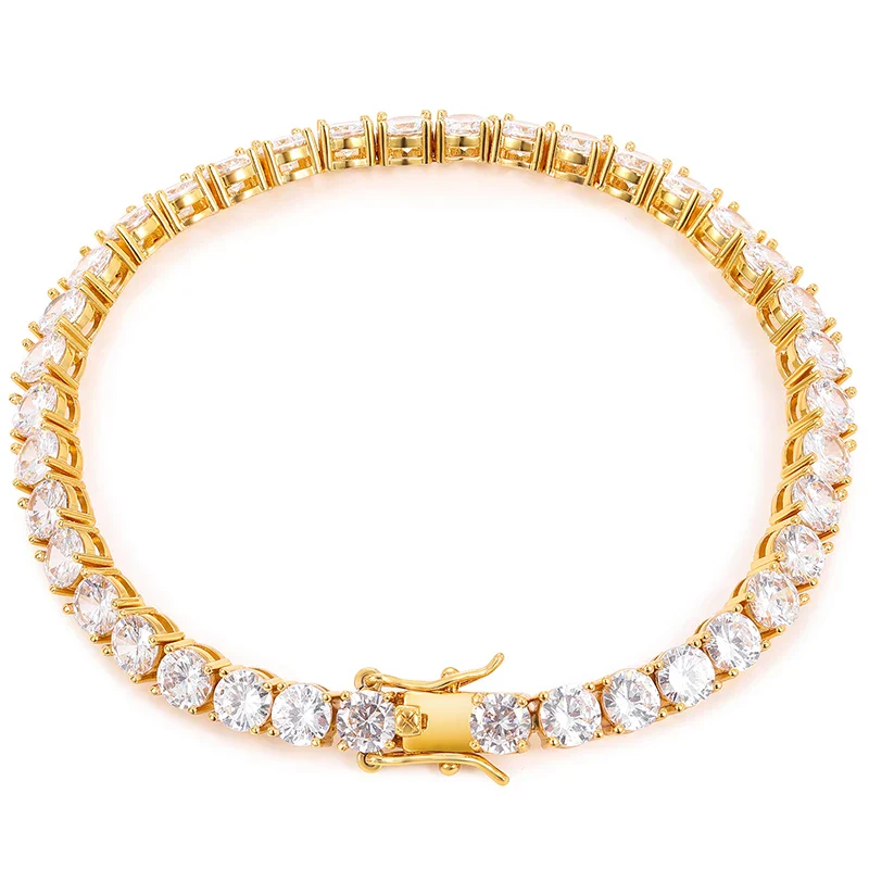 CLASSIC MOISSANITE DIAMOND TENNIS BRACELET IN STERLING SILVER - Image 6