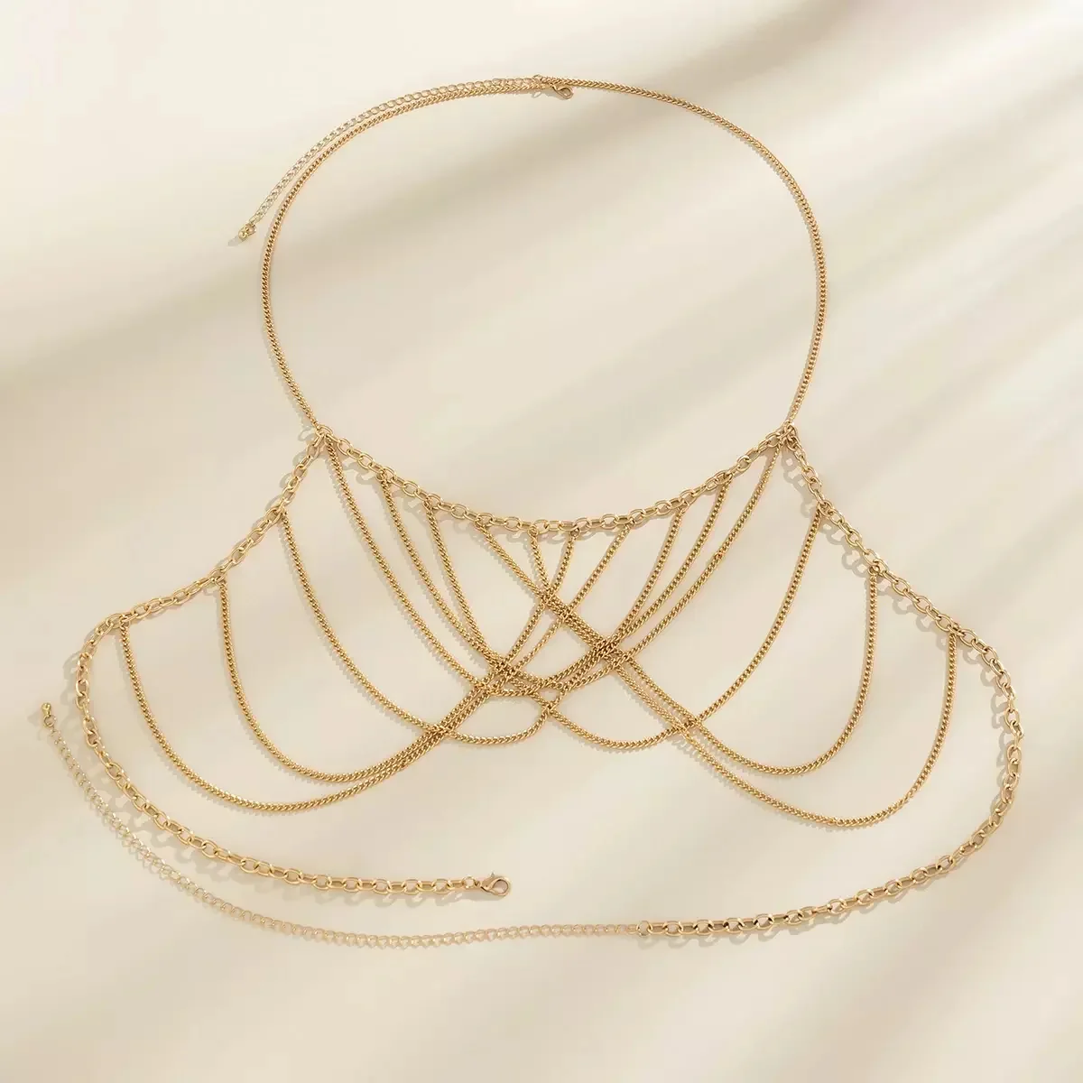 CRISS-CROSS BODY CHAIN BRALETTE - Image 3