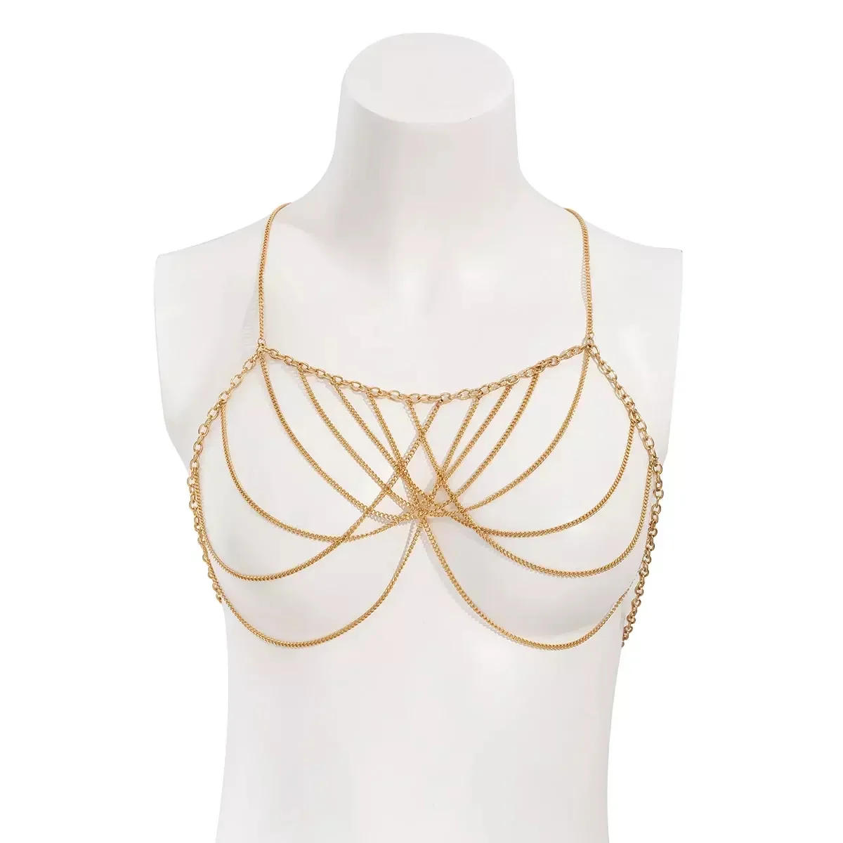 CRISS-CROSS BODY CHAIN BRALETTE - Image 6