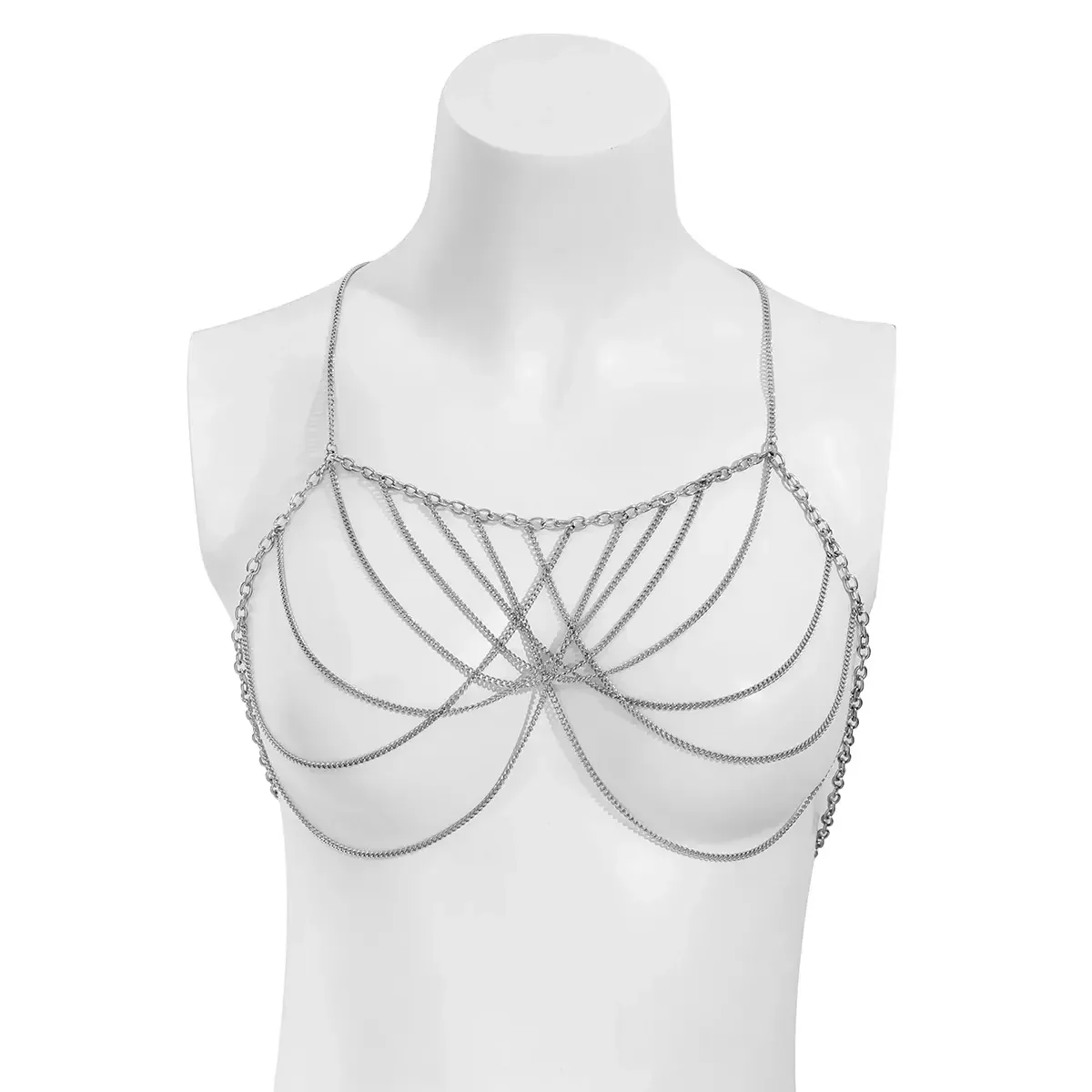 CRISS-CROSS BODY CHAIN BRALETTE - Image 7