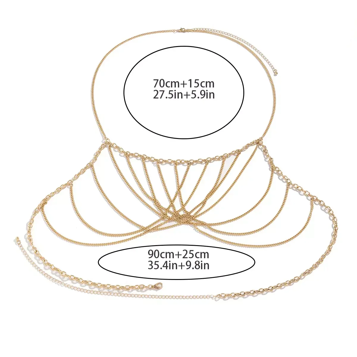 CRISS-CROSS BODY CHAIN BRALETTE - Image 8