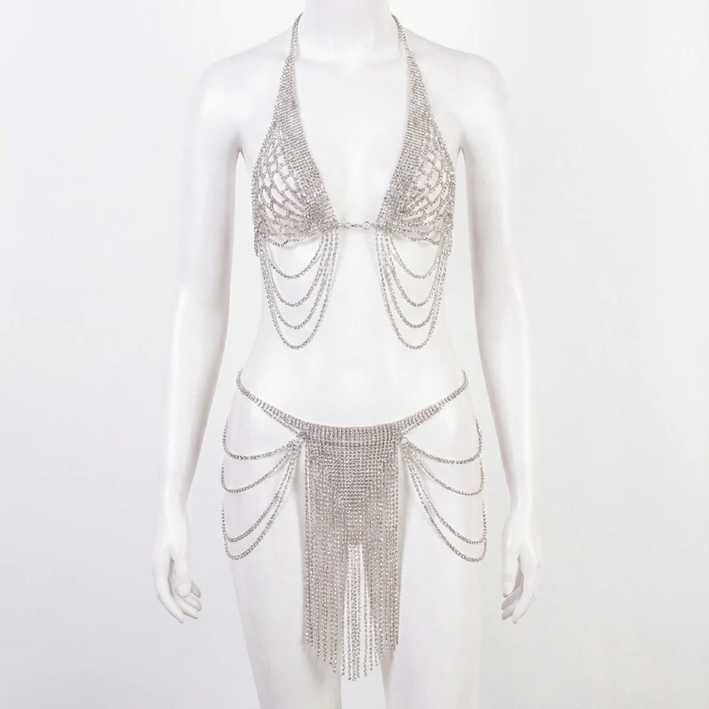 CRYSTAL COUTURE BODY CHAIN SET - Image 3