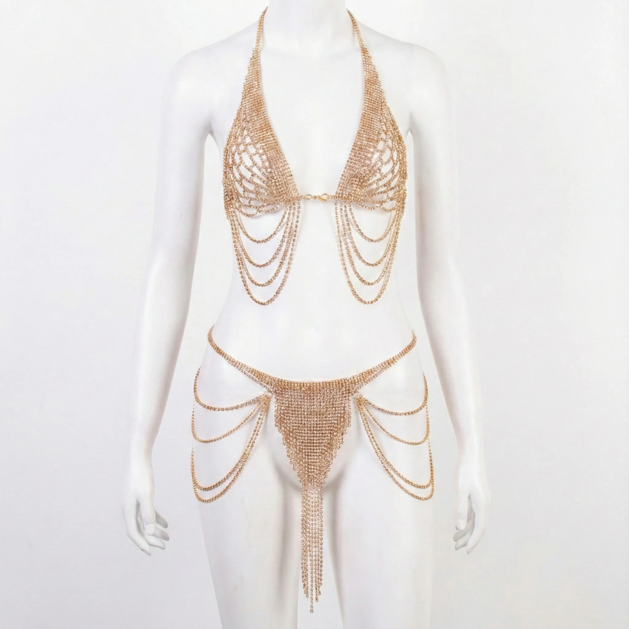 CRYSTAL COUTURE BODY CHAIN SET - Image 4
