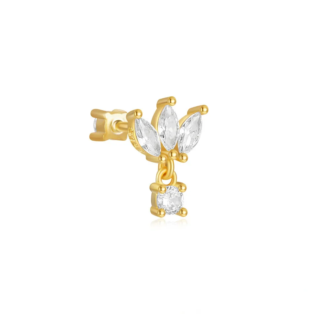 DANGLE CARTILAGE PIERCING IN STERLING SILVER - Image 4