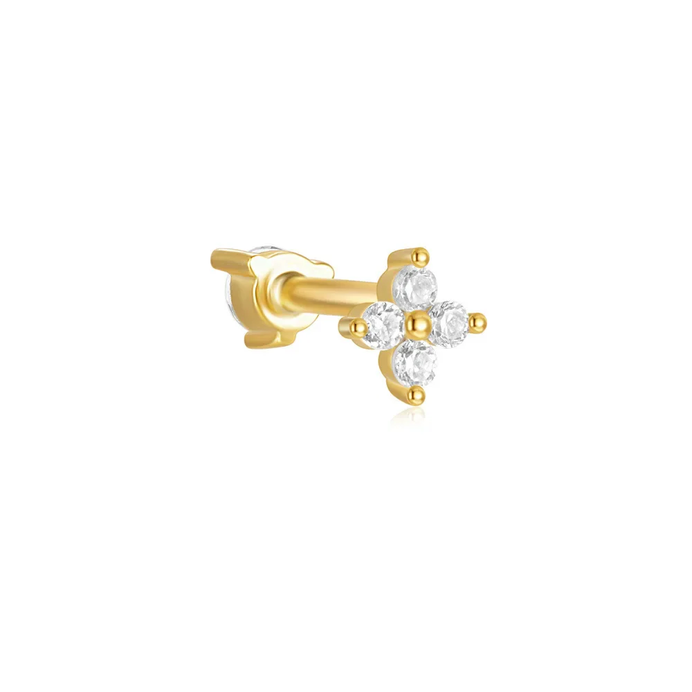 DANGLE CARTILAGE PIERCING IN STERLING SILVER - Image 6