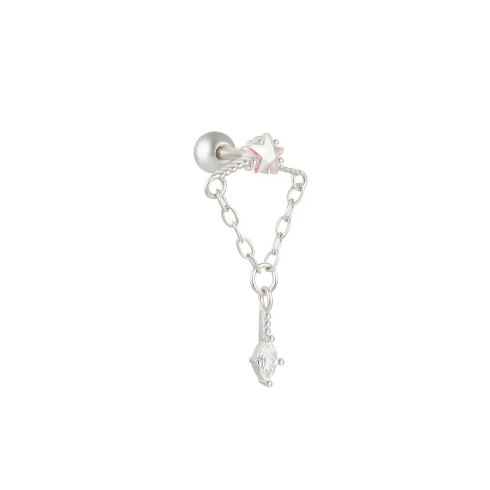 DANGLE CARTILAGE PIERCINGS IN STERLING SILVER - Image 11