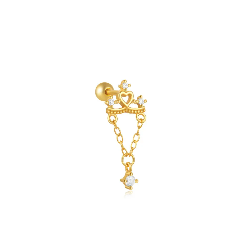 DANGLE CARTILAGE PIERCINGS IN STERLING SILVER - Image 12