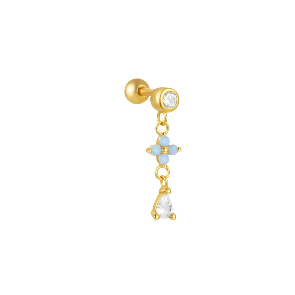 DANGLE CARTILAGE PIERCINGS IN STERLING SILVER - Image 4