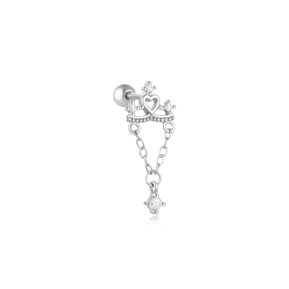DANGLE CARTILAGE PIERCINGS IN STERLING SILVER - Image 7