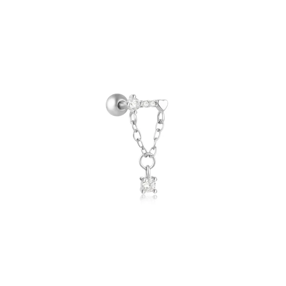 DANGLE CARTILAGE PIERCINGS IN STERLING SILVER - Image 9
