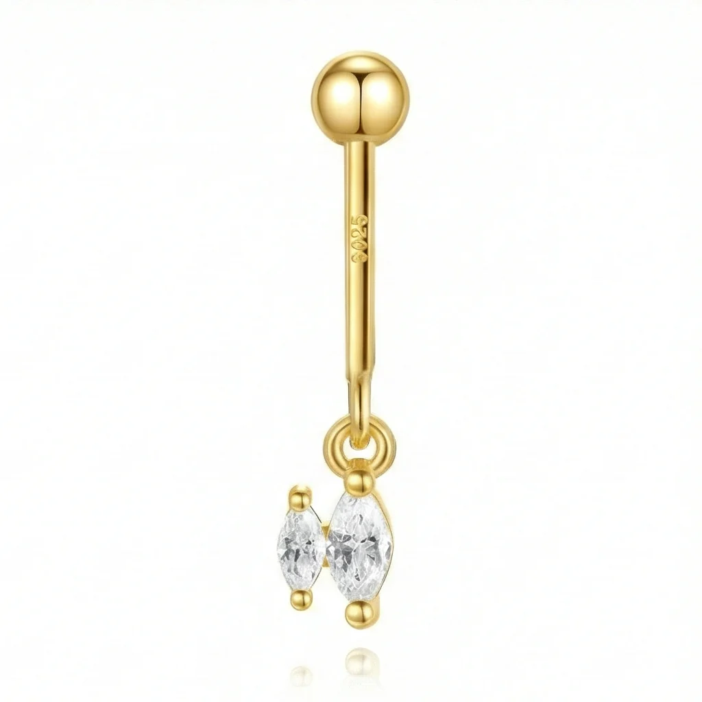 DANGLE HELIX PIERCING IN STERLING SILVER - Image 4