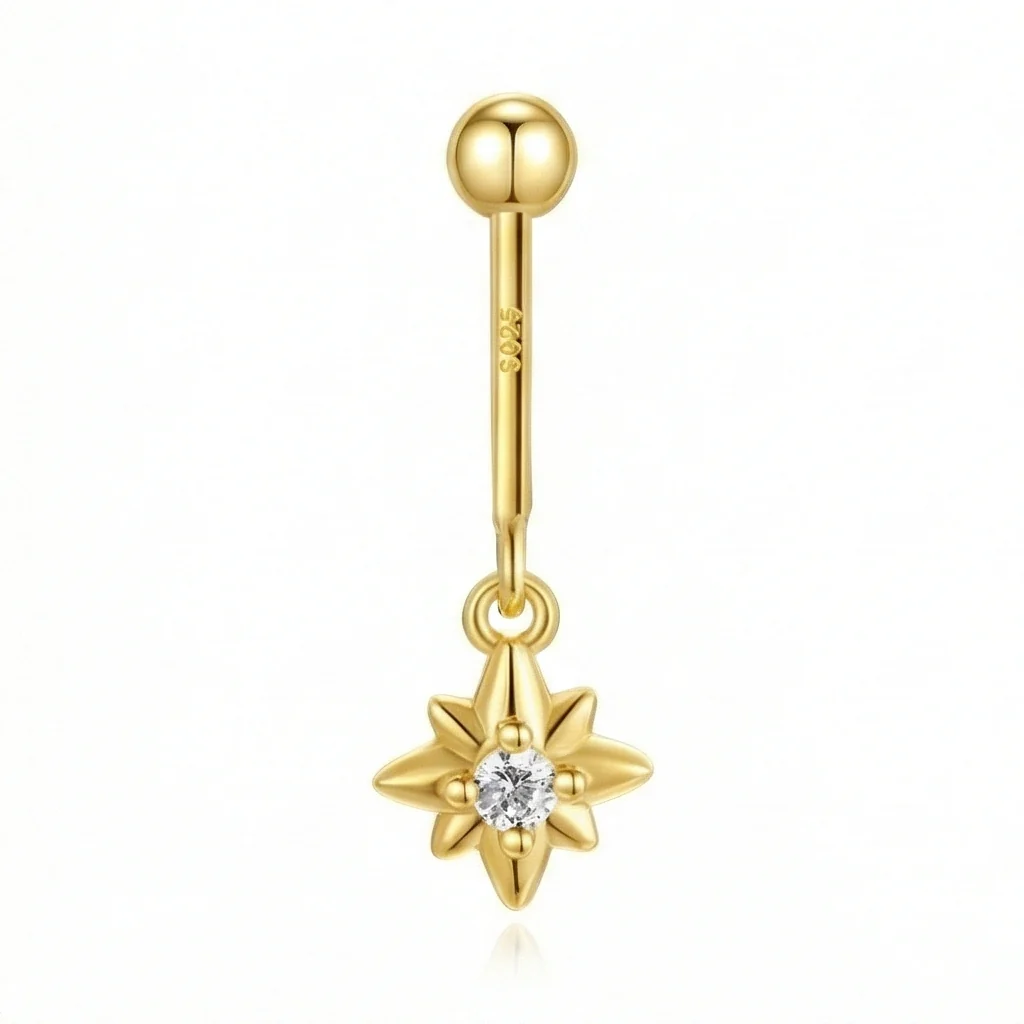 DANGLE HELIX PIERCING IN STERLING SILVER - Image 5